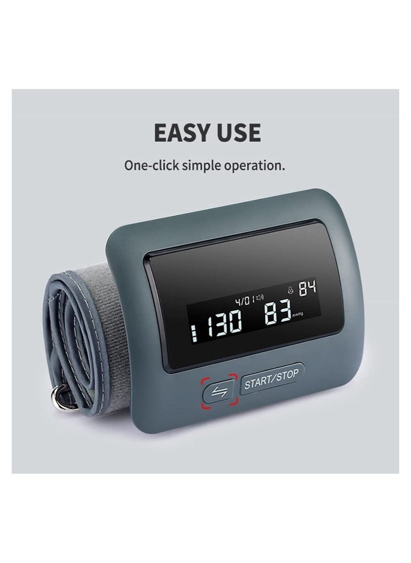 Blood Pressure Monitor, Bluetooth Upper Arm Blood Pressure Monitor Works,LCD Display Large Screen Fully, Automatic Accurate Readings Adjustable bp Cuff, Voice Prompt, Irregular Heartbeat Detection