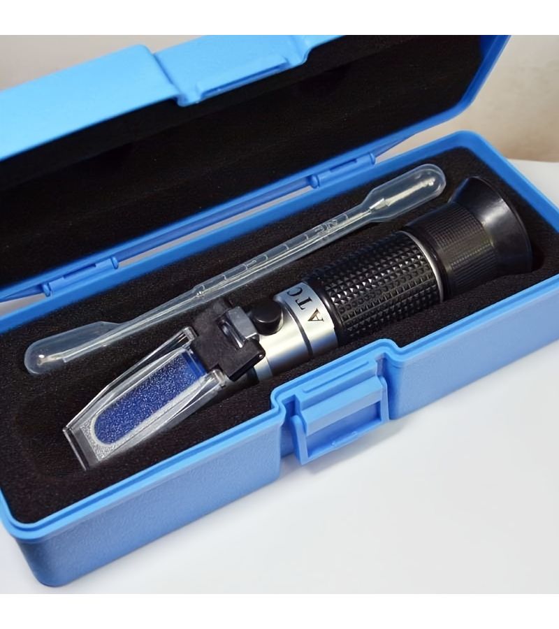 Triple In One Honey Refractometer With ATC For Beekeeping Moisture Brix And Baume Measurement Food Quality Testing Tool - Image 3
