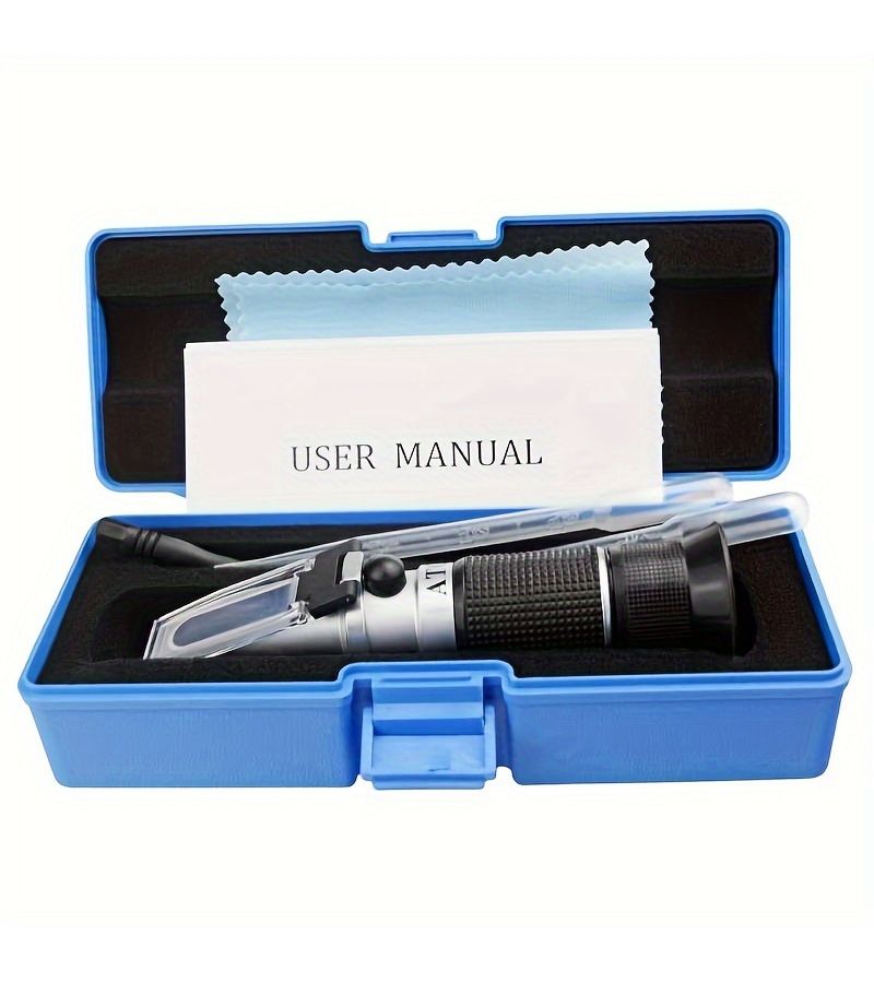 Triple In One Honey Refractometer With ATC For Beekeeping Moisture Brix And Baume Measurement Food Quality Testing Tool - Image 1
