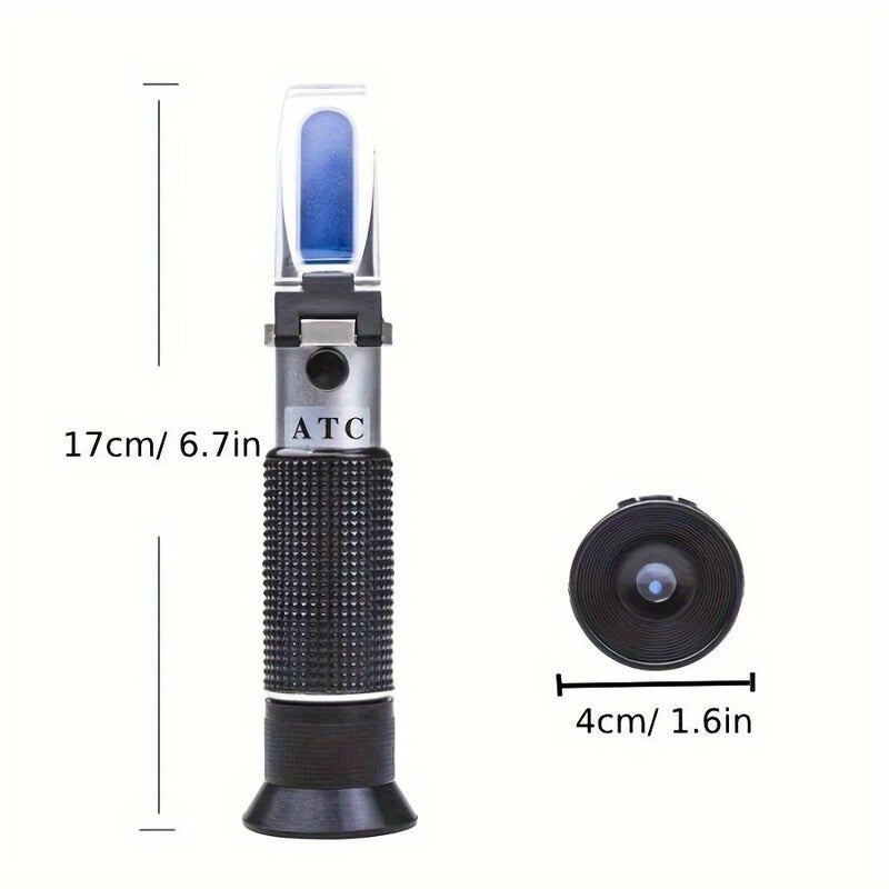 Triple In One Honey Refractometer With ATC For Beekeeping Moisture Brix And Baume Measurement Food Quality Testing Tool - Image 4