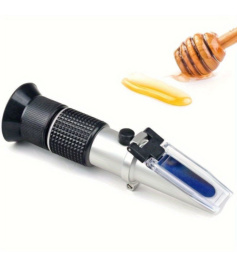 Triple In One Honey Refractometer With ATC For Beekeeping Moisture Brix And Baume Measurement Food Quality Testing Tool - Image 5