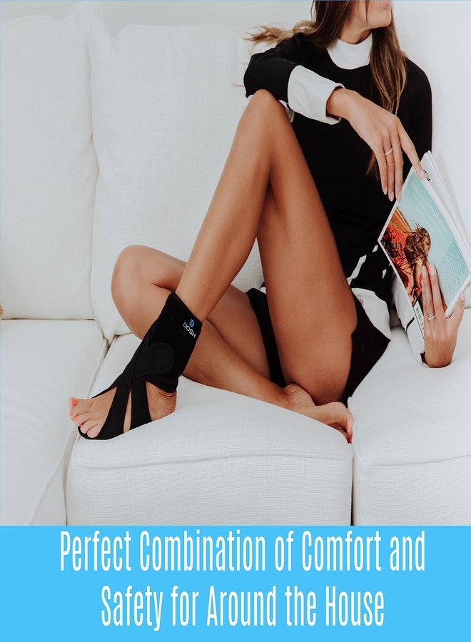 دوش دعامة DOSH AFO لتدلي القدم - دعامات تدلي القدم - دعامة تدلي القدم للمشي - دعامة AFO - دعامة تدلي القدم للمشي - تقويم الكاحل والقدم - تقويمات تدلي القدم - (يمين - مقاس واحد) - Image 4