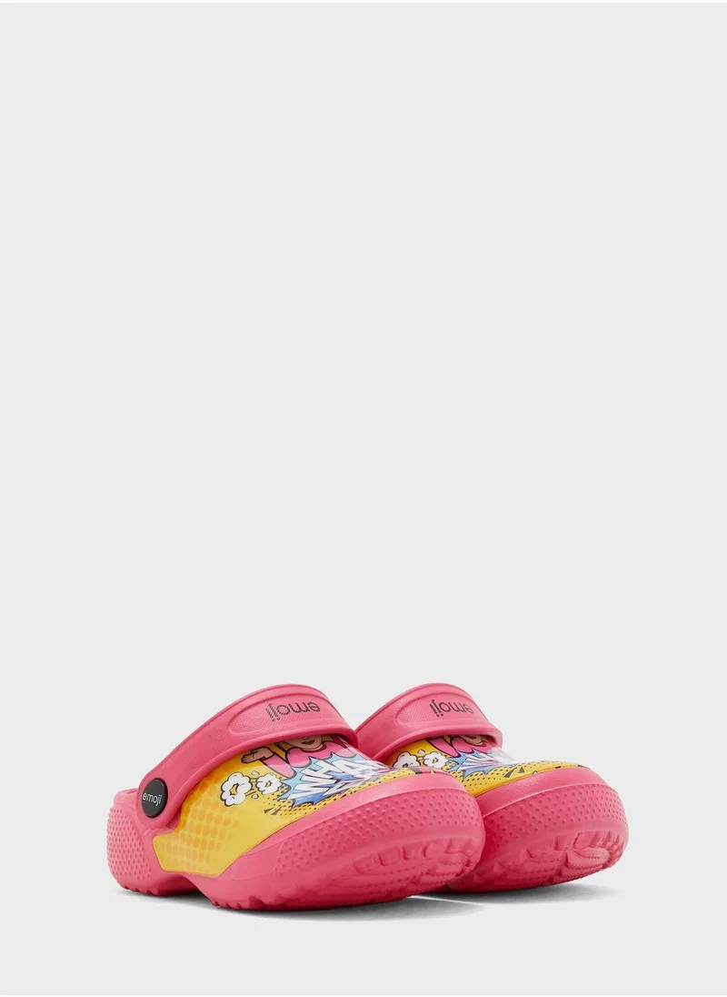 Emoji Kids Emoji Lenticular Clog Sandal
