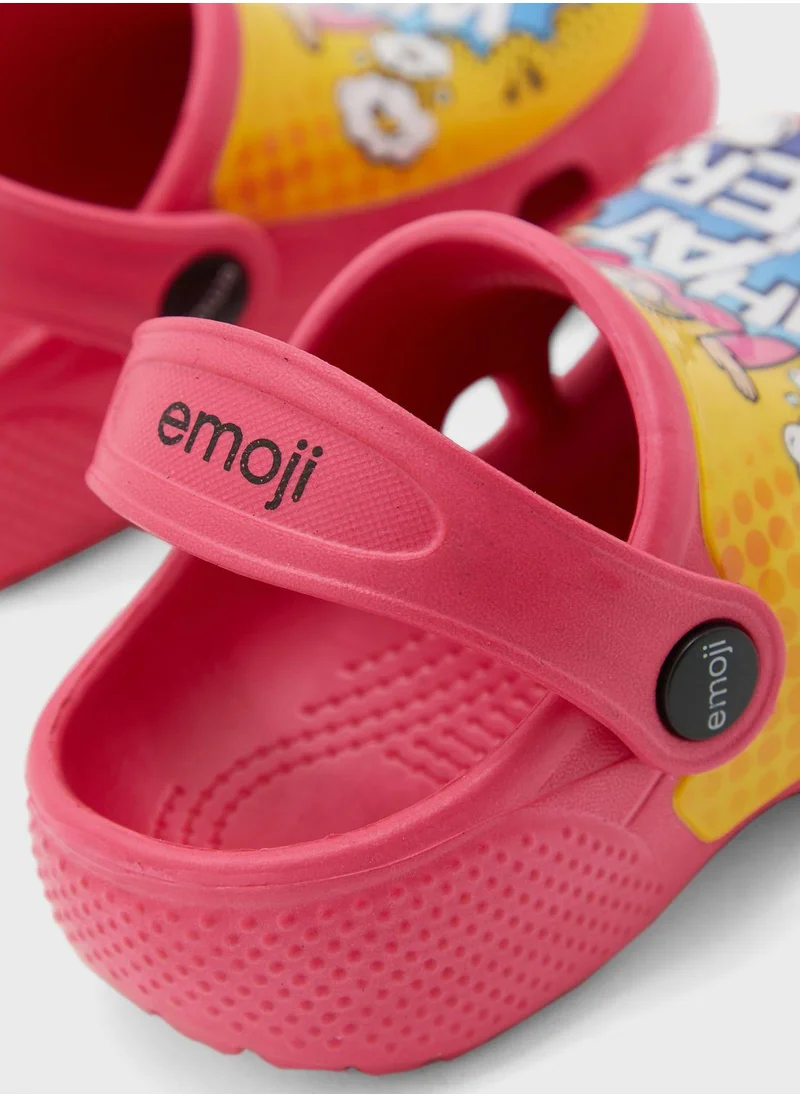 Emoji Kids Emoji Lenticular Clog Sandal