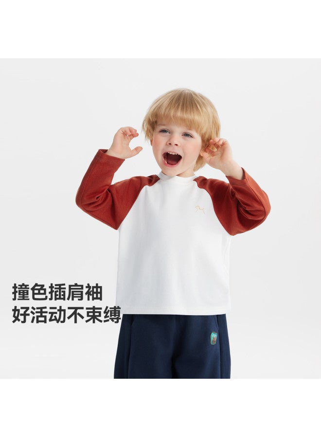 Boys' Base Layer Shirt Autumn Winter Style Baby Long Sleeve T-shirt Children's Chinese New Year Outfit Top Girls - Image 3