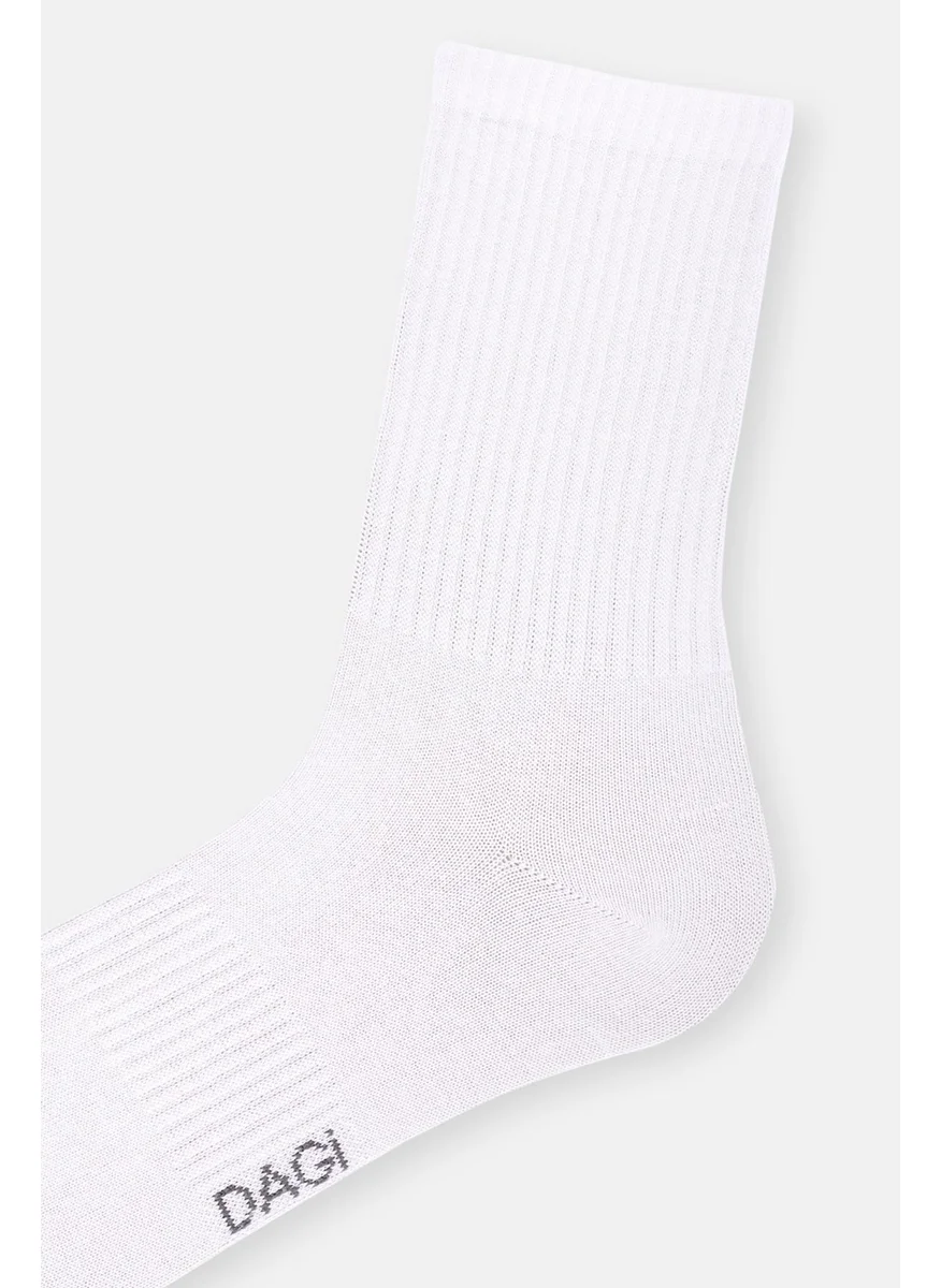 dagi White Men's 2-Pack Basic Sports Socks