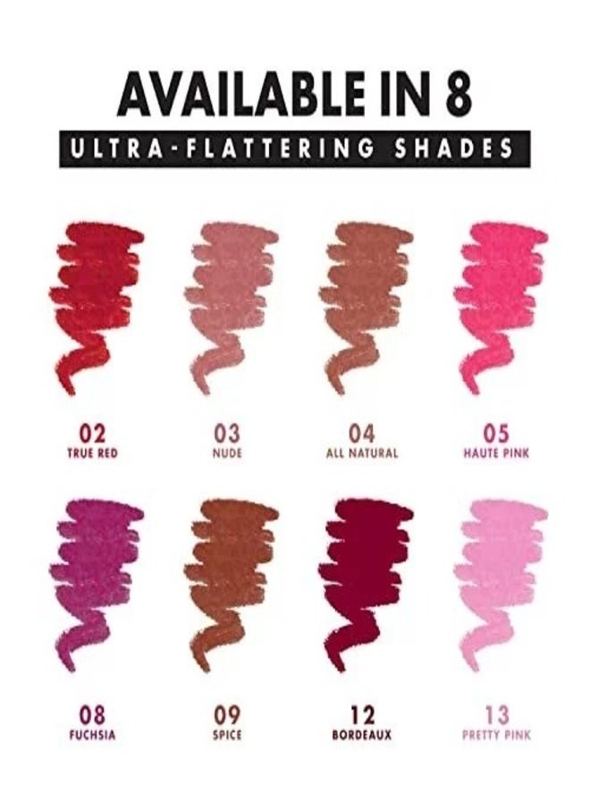 MILANI - Milani Color Statement Lipliner in Fuchsia 08 - Long-Lasting, Smooth-Glide Precision for Vibrant Lips - Image 1