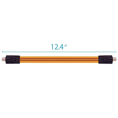Fancasee RG6 Coaxial Cable, Ultra-Thin Coax Extension Cable F-Type Female to Female Plug Jack Connector Adapter Cord for Digital TV Aerial Antenna Satellite - Image 2