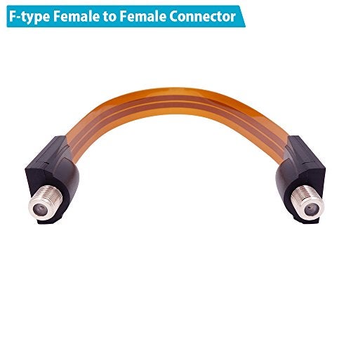 Fancasee RG6 Coaxial Cable, Ultra-Thin Coax Extension Cable F-Type Female to Female Plug Jack Connector Adapter Cord for Digital TV Aerial Antenna Satellite - Image 4