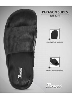 Paragon PARAGON K10913G Stylish Sliders For Men | Water Ressistant, Lightweight, Comfortable, Durable Flip Flops | Easy Wash | Ideal for Outdoor Use  - Image 4