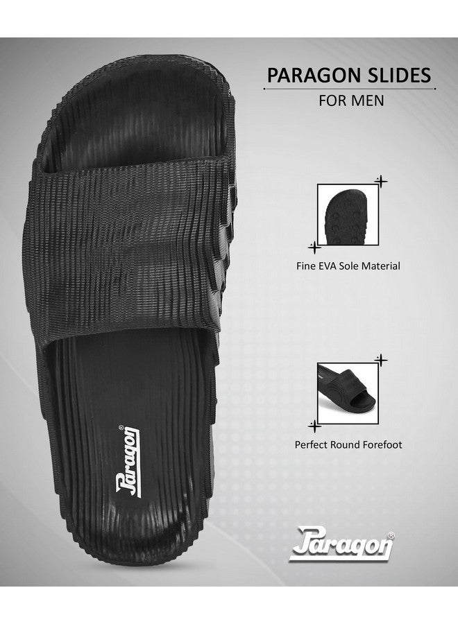 PARAGON K10913G Stylish Sliders For Men | Water Ressistant, Lightweight, Comfortable, Durable Flip Flops | Easy Wash | Ideal for Outdoor Use - Image 4
