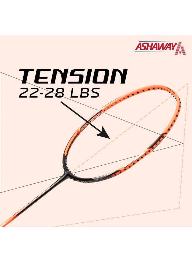 ASHAWAY ASHAWAY SUPER LIGHT PRO 9 Orange, Green Unstrung Badminton Racquet  (Pack of: 1, 78 g)  - Image 3