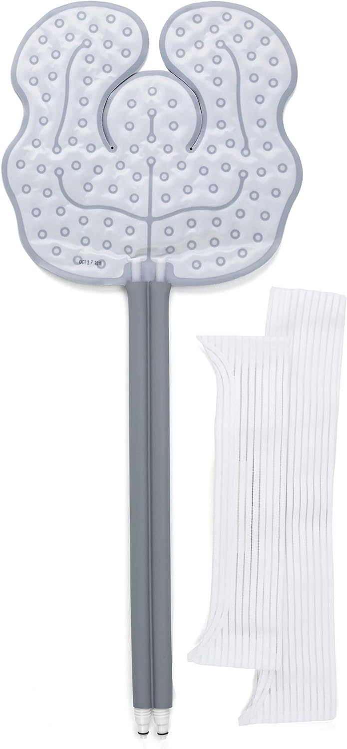 Ossur Cold Rush Universal Cold Therapy Pad for Knee Shoulder Hip Ankle Ergonomic Pad for PostOperative Pain Injuries Works with Cryotherapy Machines Includes Hose Connectors Straps