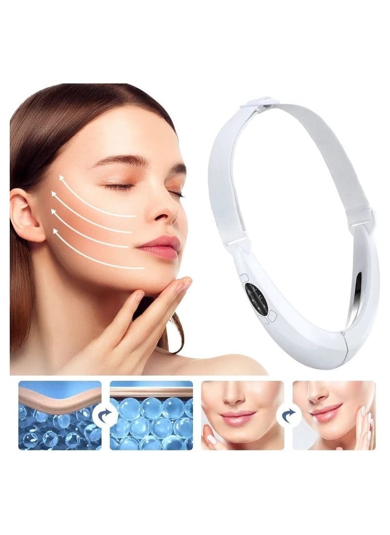 DMG TECH Electric V-Shape Face Shaping Massager, Double Chin Reducer, Micro Current Face Slimming Massager, EMS Facial Lift Device Facial Massager LED Photon Therapy Facial Slimming  - Image 2