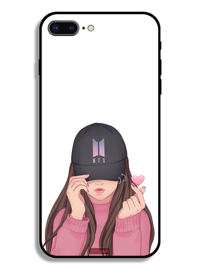 Tolwak Apple iPhone 7 Plus Protective Case Girl Making Snap - Image 2