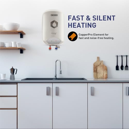 Usha Instafesh Neo 3 Litre Instant Water Heater (White), Wall Mounting - Image 3