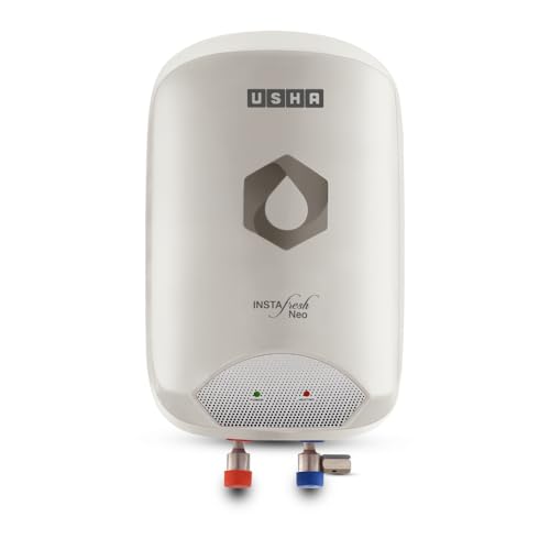 Usha Instafesh Neo 3 Litre Instant Water Heater (White), Wall Mounting - Image 1