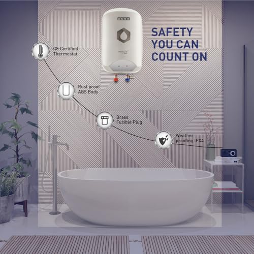 Usha Instafesh Neo 3 Litre Instant Water Heater (White), Wall Mounting - Image 5