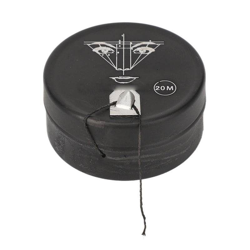 65.6ft Pre Inked Brow Mapping String Professional Beauty Salon Makeup Microblading Marking Thread Black - Image 3