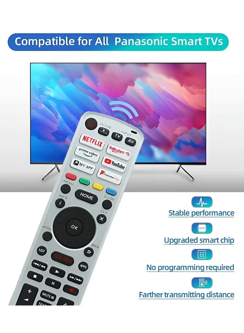 Huayu Remote Control Universal Smart Tv  Use for Panasonic 3D LED LCD 4K TV With Netflix Youtube Myapp Buttons Model RM-L 1700 - Image 5