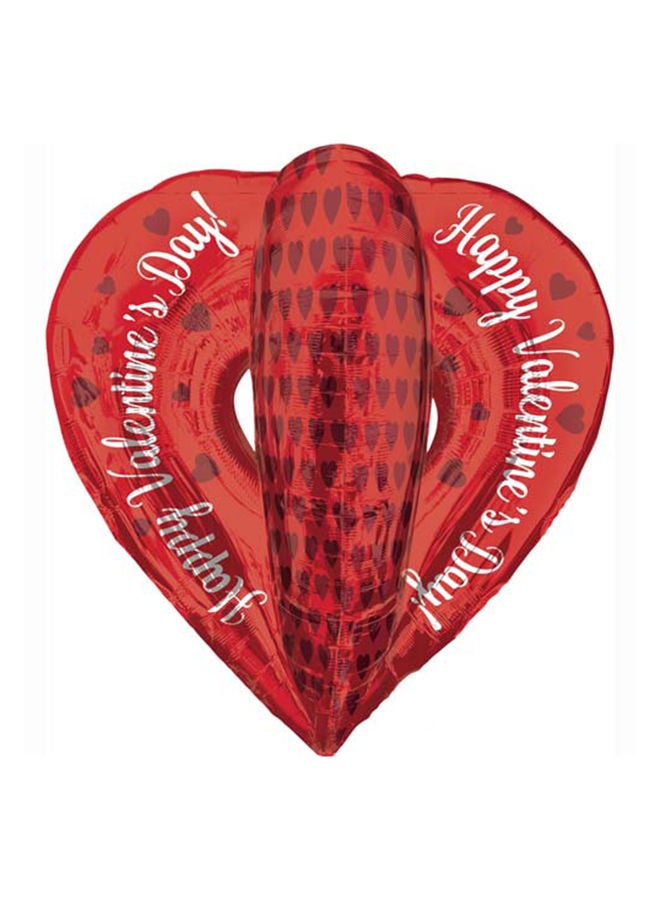 NIBEMINENT Open Heart Foil Balloon 30x30inch