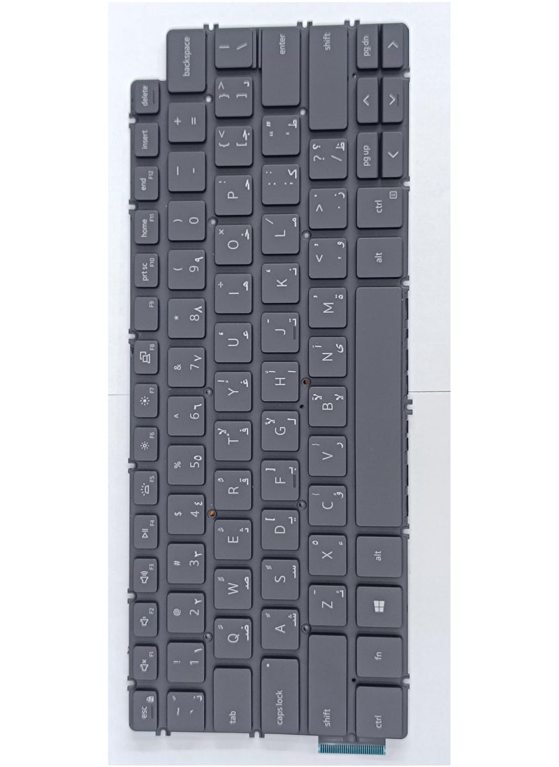 CSF Keyboard for Dell Inspiron 5300 5301 5390 5391 5400 5401 5402 5405 5406 5408 5409 5490 5493 5494 5498 7300 7306 7390 7391 7400 7405 7490 7491 Laptop Frame (Black,  - Image 3