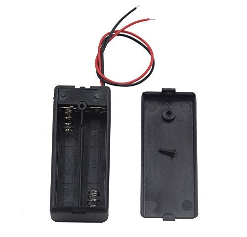 LampVPath (Pack of 3 2 AAA Battery Holder with Switch, 2 x 1.5V AAA Battery Holder Case with Wire Leads and ON/Off Switch - Image 3