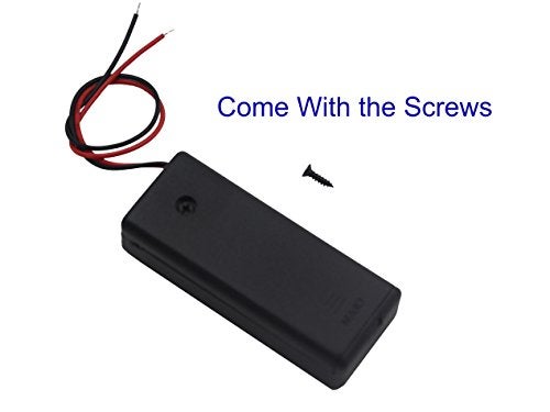 LampVPath (Pack of 3 2 AAA Battery Holder with Switch, 2 x 1.5V AAA Battery Holder Case with Wire Leads and ON/Off Switch - Image 5