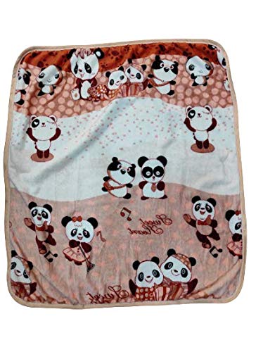 Dazzle Fur Soft Blanket for Baby Boy and Girl Wrap (Pink, 6 Month-5 Years) - Image 1