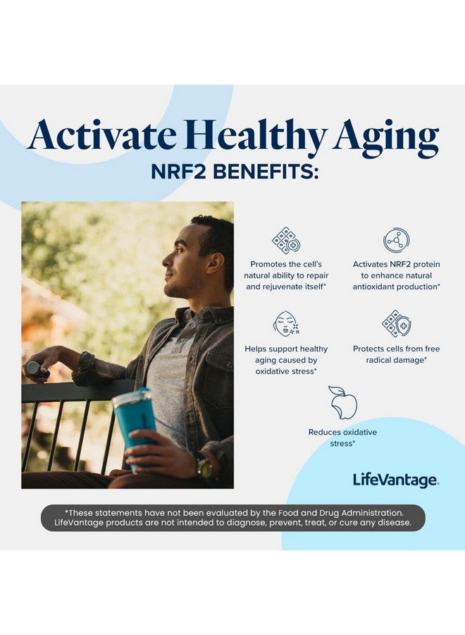 لايف فانتاج بروتانديم NRF2 Synergizer (30 كبسولة) منشط NRF2، مكملات غذائية مضادة للأكسدة، ينشط NRF2 مضادات الأكسدة لمحاربة الإجهاد التأكسدي، مكمل مضاد للشيخوخة، مزيج من 5 مكونات عشبية - Image 4