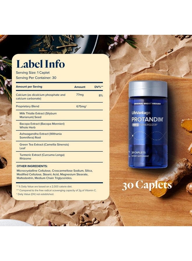 LifeVantage Protandim NRF2 Synergizer (30 Caplets) NRF2 Activator