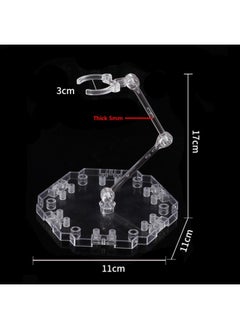 Q Version Of The Animation Hand Stand BB Model Display Stand Base SD 1/144 Gundam Toy Hand Around-Color:Transparent