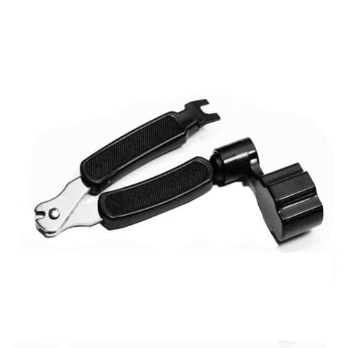 Mozart Guitar String Winder Cutter Pin Puller - 3 In 1 Multifunctional Guitar Maintenance Tool(Black) - Image 1