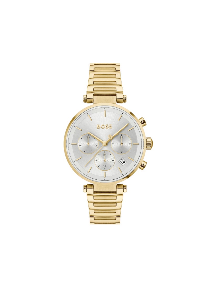HUGO BOSS HUGO BOSS WATCH ROUND ANALOG WOMEN'S SILVER WHITE CASE WATCH - 1502775  - Image 3