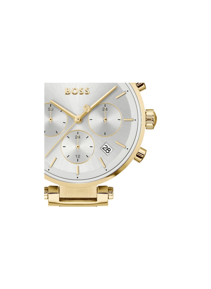 HUGO BOSS HUGO BOSS WATCH ROUND ANALOG WOMEN'S SILVER WHITE CASE WATCH - 1502775  - Image 4