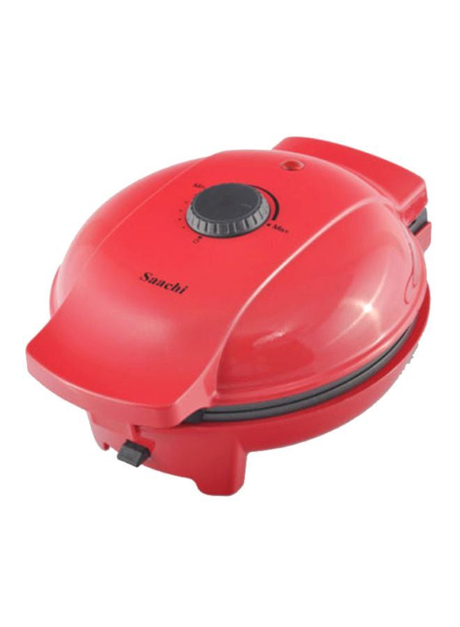 Saachi 3 In 1 Donut, Waffle & Brownie Maker 4 Slices 700 W NL-3M-1557-RD Red - Image 1