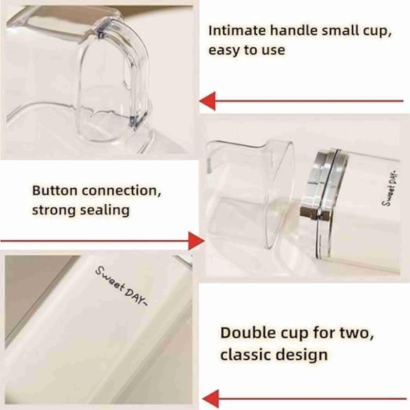 Prostuff.in Toothbrush and Toothpaste Holder, 3-in-1 Cartoon Cute Tooth Brush Holder and Rinse Mouthwash Cup with Handle, Tooth Brush case for Camping, Traveling, Home, 20.7 x 7cm, Multicolour, 1Pc. - Image 5