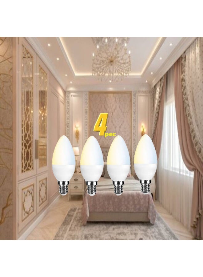 LED bulbs, 5 watts, 4 bulbs (equivalent to 40 watts of traditional bulbs).