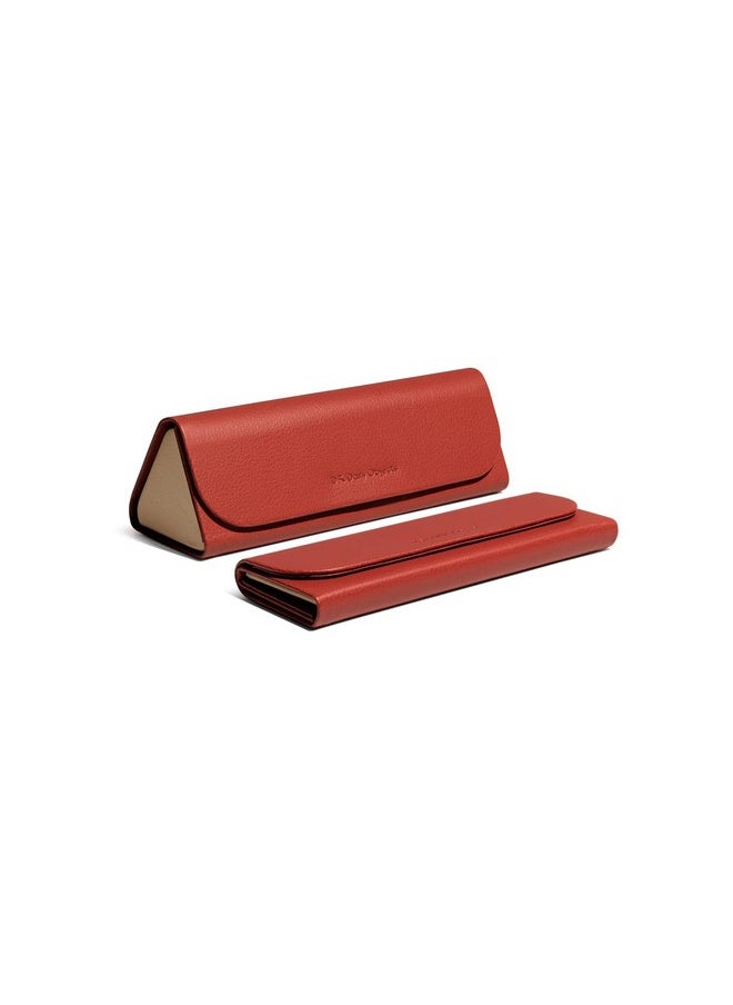 DailyObjects DailyObjects Leather Foldaway Slim Eyewear/Sunglass Case - A Classic and Protective Companion for Your Sunglasses  - Image 1