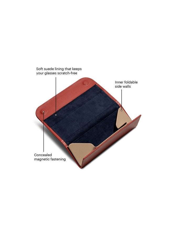DailyObjects DailyObjects Leather Foldaway Slim Eyewear/Sunglass Case - A Classic and Protective Companion for Your Sunglasses  - Image 2