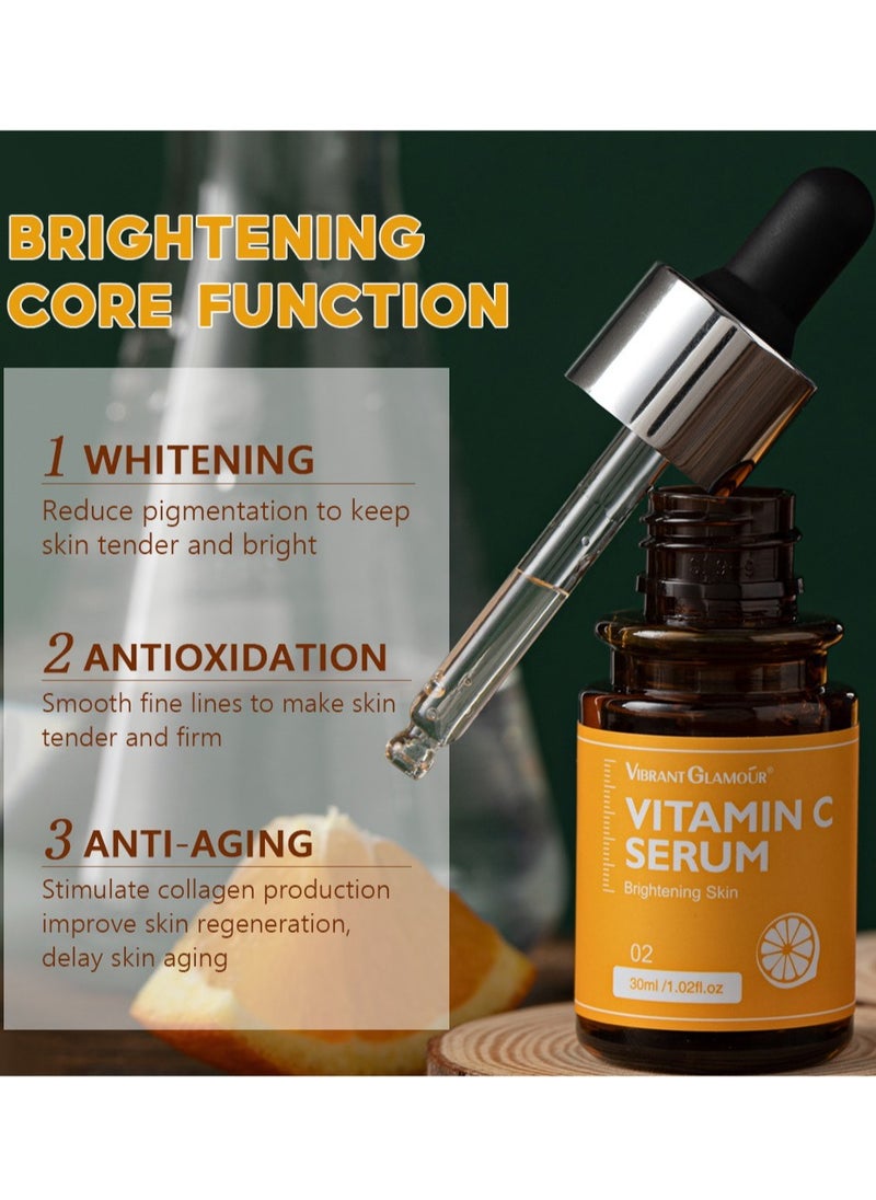 Vibrant Glamour - Vitamin C Serum Brightening Skin Care 30ml - Image 1