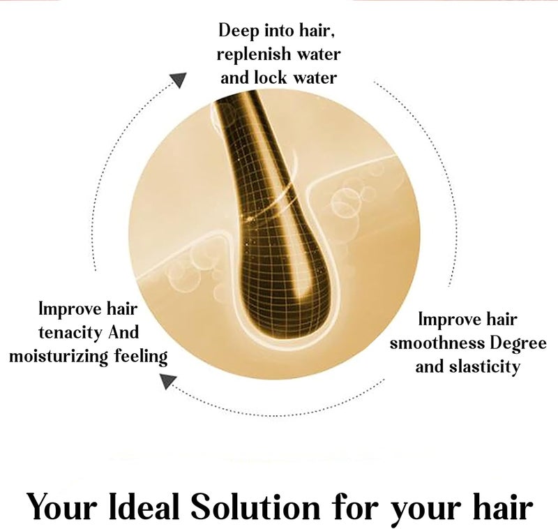 ECOLYTE+ بلسم لا باريسيان الفاخر - علاج الكيراتين للشعر الناعم والقوي والمغذى (5 لترات) - Image 5