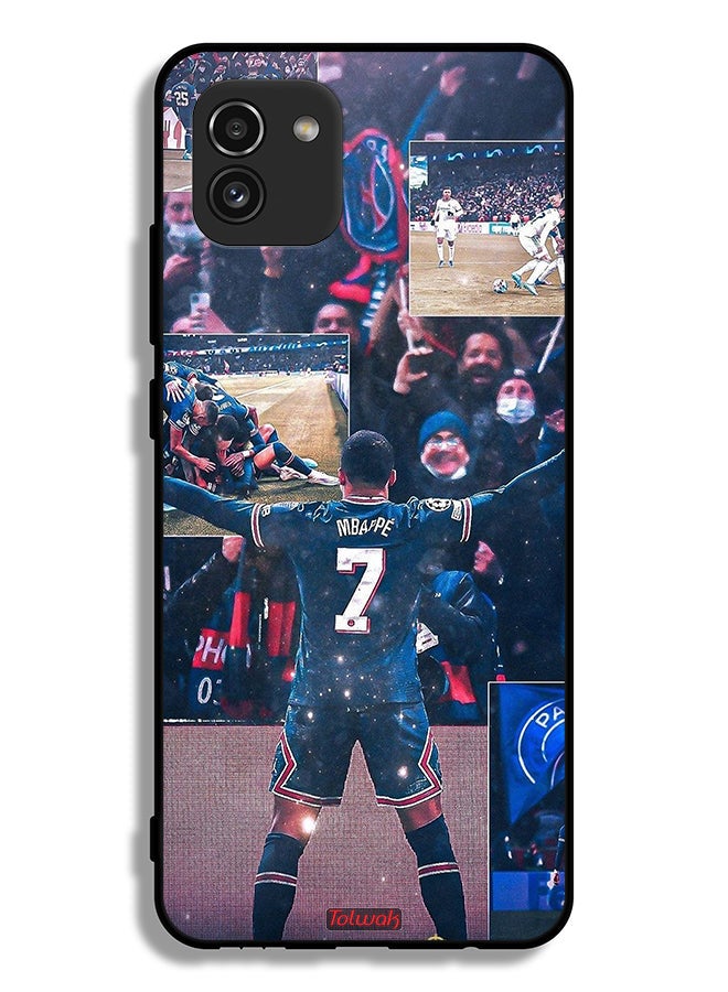 Tolwak Samsung Galaxy A03 Protective Case Cover Mbappy - Image 1