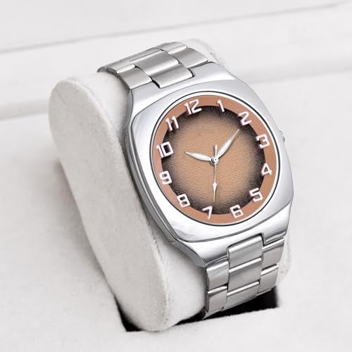 Acnos Brown Color Fashionable Analog Wrist Watch for Men with Time Function - Image 2