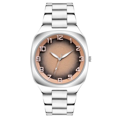 Acnos Brown Color Fashionable Analog Wrist Watch for Men with Time Function - Image 1