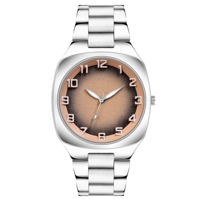 Acnos Brown Color Fashionable Analog Wrist Watch for Men with Time Function - Image 5