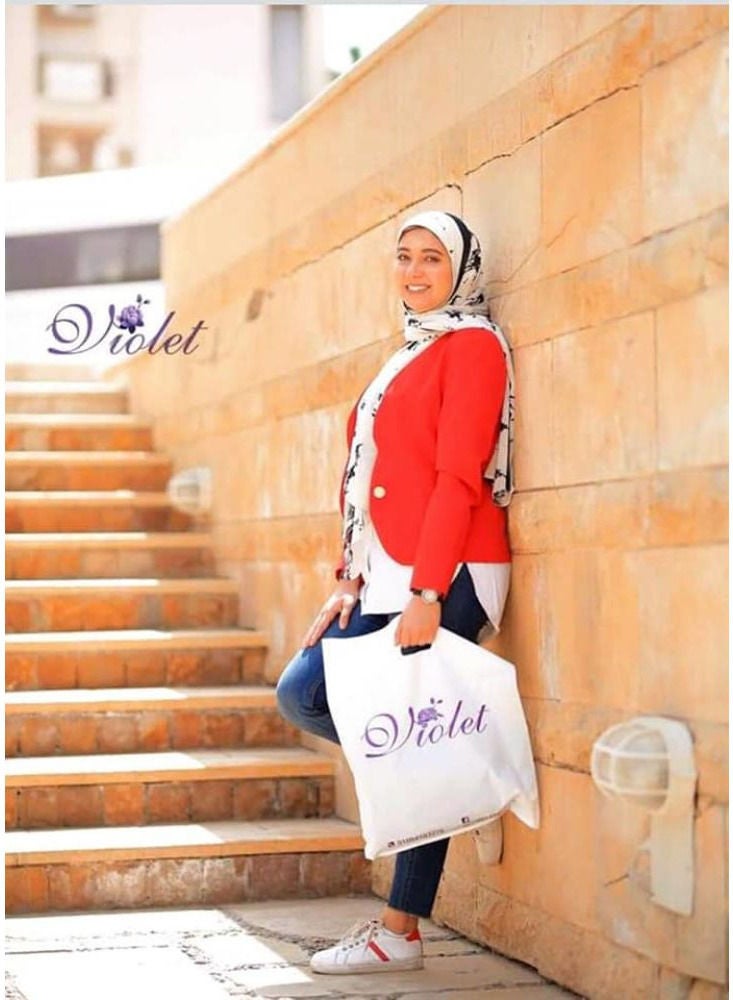 Puritopia Basic Women Blazer - Red - Image 2