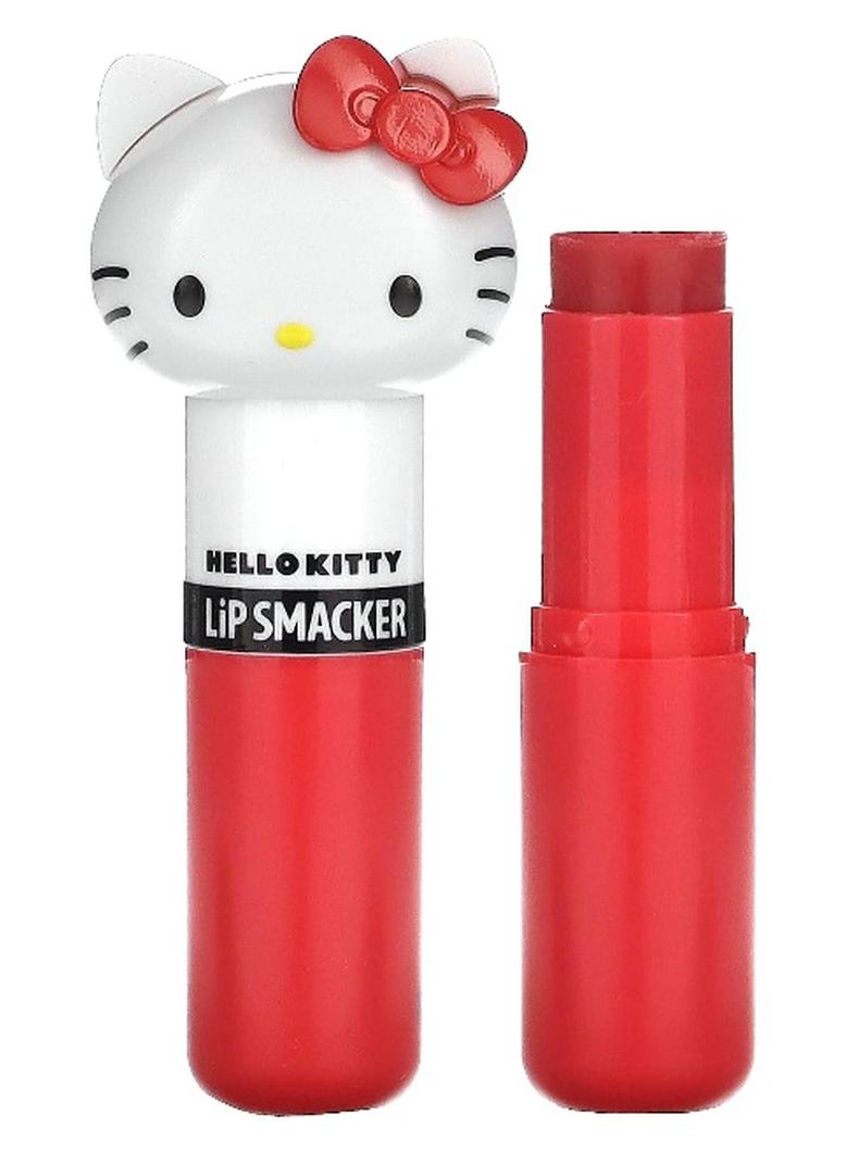 LIPSMACKER Lip Smacker, Hello Kitty, Lip Balm, Cheerful Cherry, 0.14 oz (4 g) - Image 1