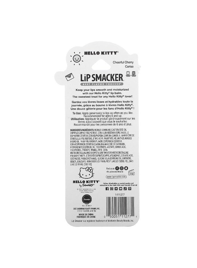 LIPSMACKER Lip Smacker, Hello Kitty, Lip Balm, Cheerful Cherry, 0.14 oz (4 g) - Image 3