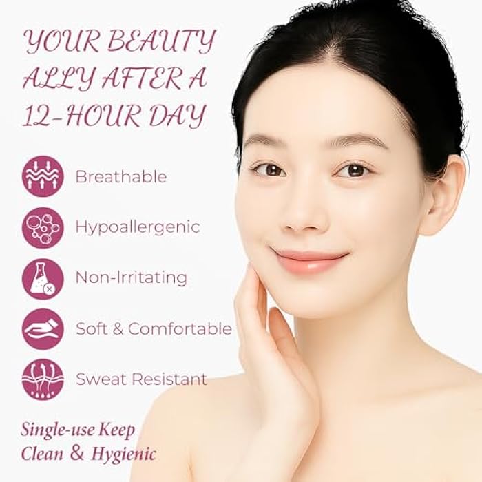 OLLM Forehead Facial Anti Wrinkle Patches: Soften Gentle Forehead Age 25-35 Women - Smooth Frown Lines & Fine Creases Single-Use Hypoallergenic Non-Silicone Hygienic Before Makeup Overnight Use Gift 12PCS - Image 3